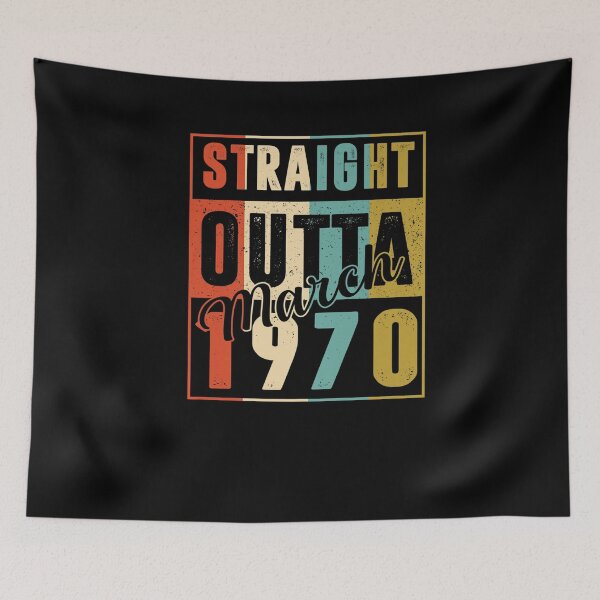 Item preview,  51 Years Old Birthday Gift Straight Outta March 1970 Premium  designed and sold by ToniWagner.
