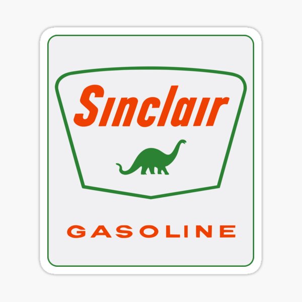 12"X 8.75" SINCLAIR GASOLINE SHIELD DECAL OIL CAN SINC-7 GAS PUMP SIGN 
