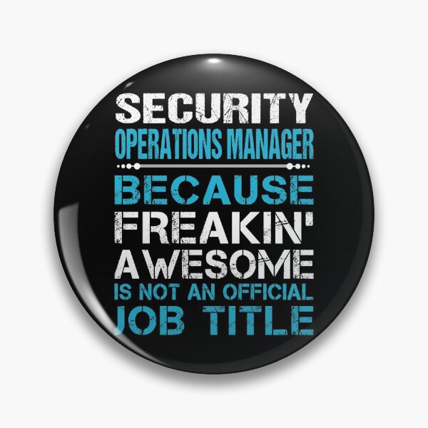 Item preview, Security Operations Manager T Shirt - Freaking Awesome Job Gift Item Tee designed and sold by oetate4774.