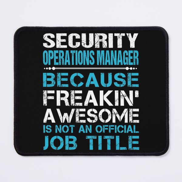 Item preview, Security Operations Manager T Shirt - Freaking Awesome Job Gift Item Tee designed and sold by oetate4774.