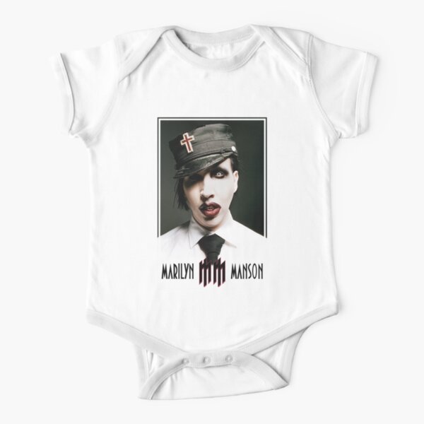 Marilyn Manson Short Sleeve Baby One Piece Redbubble