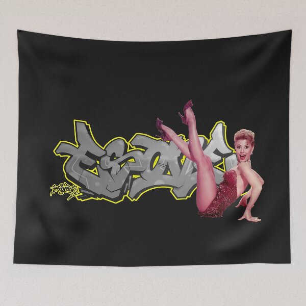 Item preview, BETTY GRABLE AND ESONE URBAN GRAFFITI STREET STYLE  designed and sold by GraffitiBomberZ.