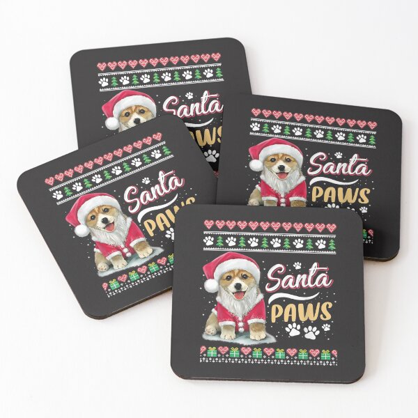 Artikelvorschau, Santa Paws Weihnachtshund - Frohe Weihnachten entworfen und verkauft von Christmas222.