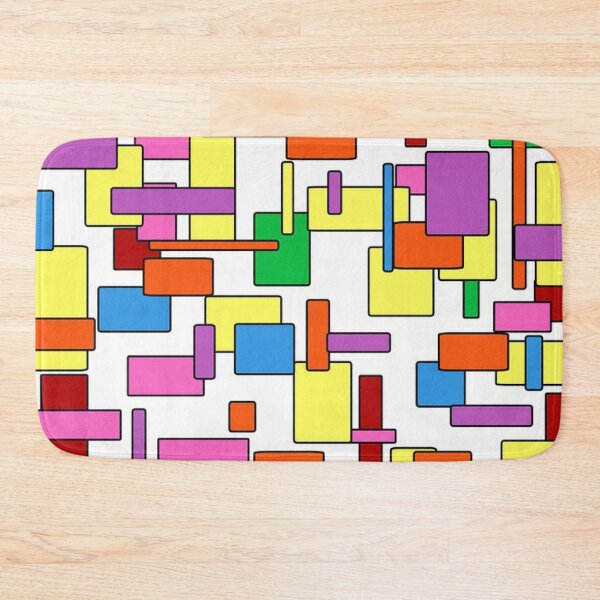 Aperçu de l'œuvre Conception de rectangles colorés numériques créée et vendue par NoahDea.