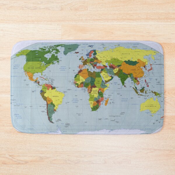 Item preview, World map designed and sold by KNBS.