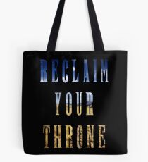 Reclaim Your Throne - Day/black Tote Bag