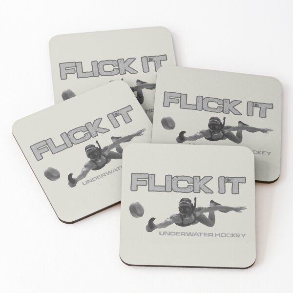 Item preview, Flick It Underwater Hockey designed and sold by UWH-Designs.