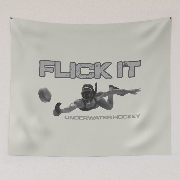 Item preview, Flick It Underwater Hockey designed and sold by UWH-Designs.