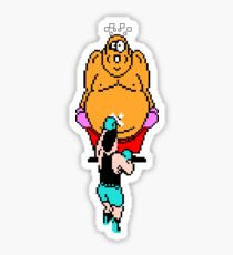 Punch Out King Hippo Sticker
