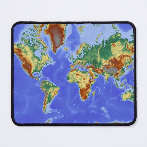 Item preview, World map designed and sold by KNBS.