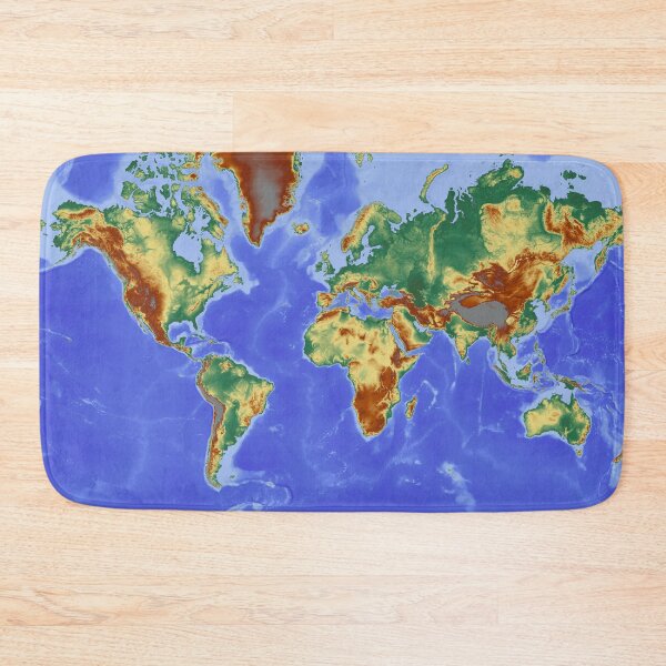 Item preview, World map designed and sold by KNBS.