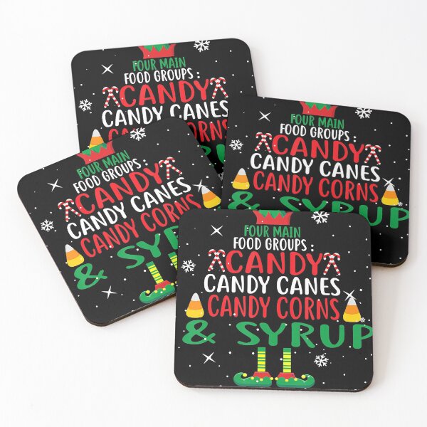 Item preview, Four Main Food Groups Elf Buddy Christmas Pajama Xmas  designed and sold by SethFrancis37.