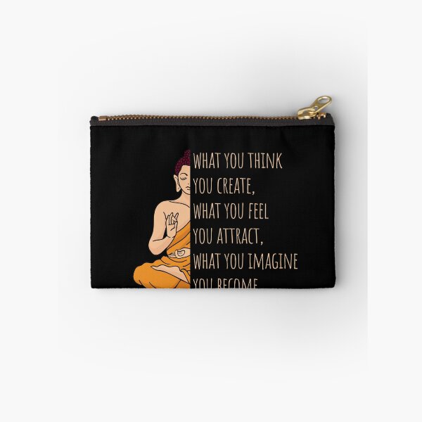 Item preview, Buddha Quote What you Think, You Create Spiritual designed and sold by teeteeup.