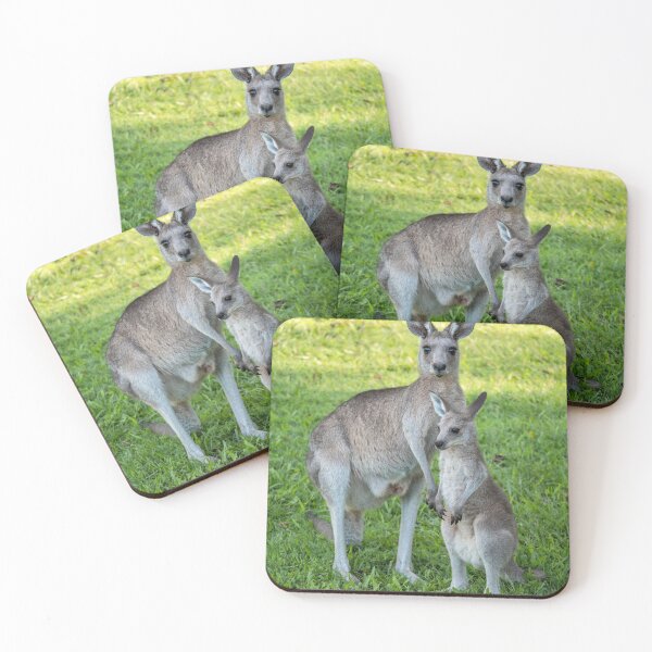 Item preview, Eastern Grey Kangaroo and Joey designed and sold by Andrew Goodall.