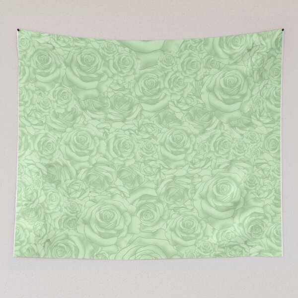 Item preview, Light Green Roses designed and sold by loonylunaART.