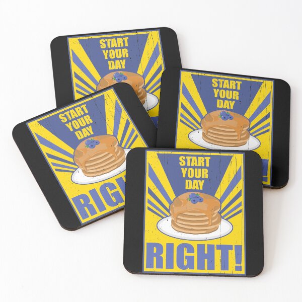 Item preview, Blueberry Pancakes: Start your day right! designed and sold by Happy Puppy Print On Demand.