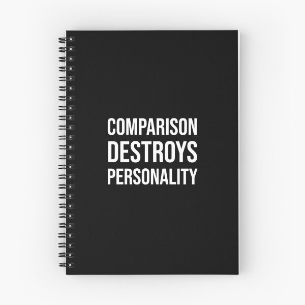 Item preview, Comparison destroys personality - white text designed and sold by mikeldabbah.