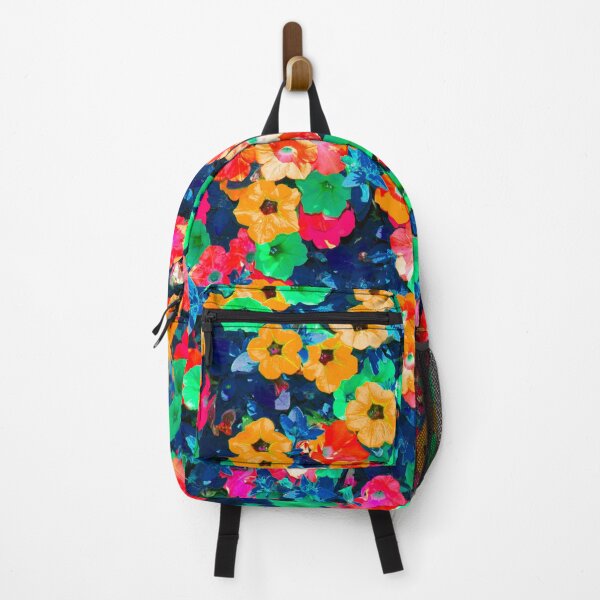 Item preview, Blooming Small Multicolored Green, Red, Orange and Blue Petunia designed and sold by IraNiva.
