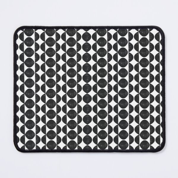 Aperçu de l'œuvre Points et quarts de lune en noir et blanc créée et vendue par AxRiiseDesign.