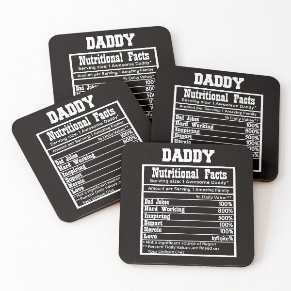 Item preview, Daddy Nutrition Facts designed and sold by RebeccaRe.