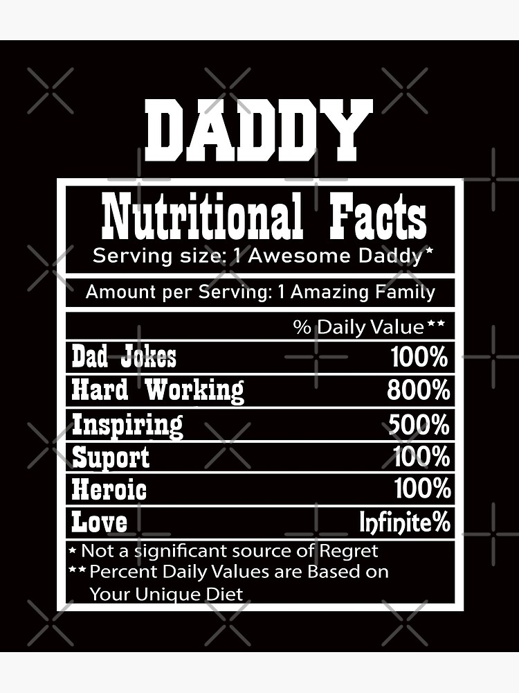 daddy nutritional facts father's day can cooler