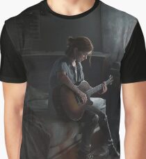 Ellie playing guitar Graphic T-Shirt
