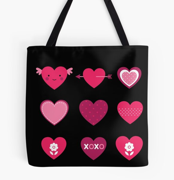 Coquette Aesthetic Pink Rose Heart Hearts Checkered Tote Bag - Yahoo  Shopping