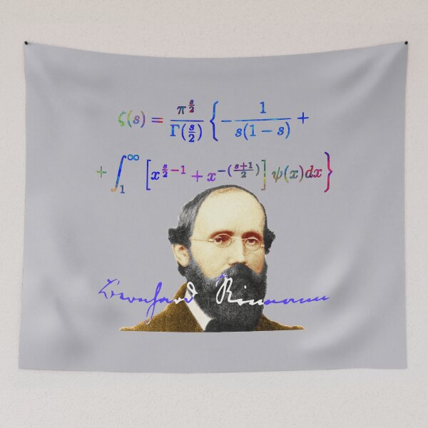 Item preview, Bernhard Riemann Zeta function designed and sold by GePadeSign.