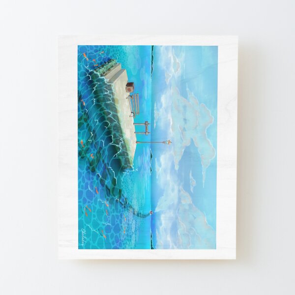 Central Station Wood Mounted Print