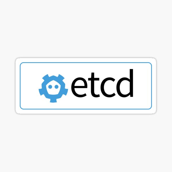 Artikel-Vorschau von etcd-Logo Sticker, designt und verkauft von cookieandcode.