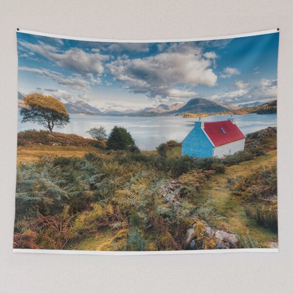 Item preview, Red Roofed Cottage Applecross designed and sold by derekbeattie.