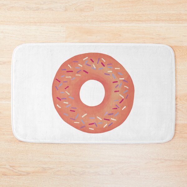 Item preview, Yummy Orange Glazed Donut with Sprinkles! designed and sold by ZaraRoza.