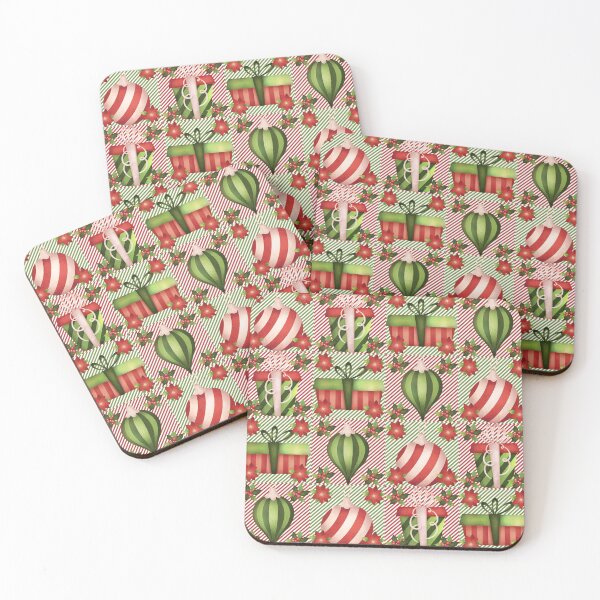 Item preview, Christmas Present And Ornament Stripe Pattern  designed and sold by Wheeler-Styl3.