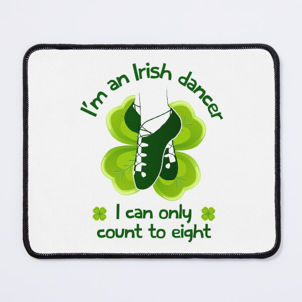 Item preview, Irish dancer count to 8 soft shoes designed and sold by 1enchik.