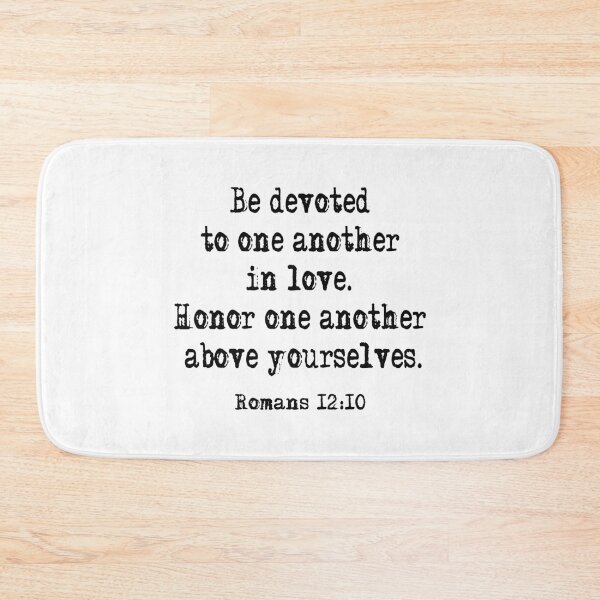 Item preview, Romans 12:10 bible verse designed and sold by Run.Breathe.Create.
