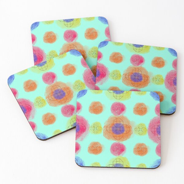 Item preview, octagon flowers l designed and sold by alexbairdart.