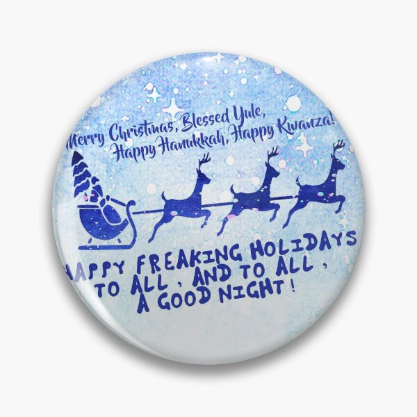 Item preview, Happy Freaking Holidays! designed and sold by NatLeBrunDesign.