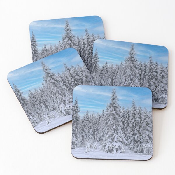Item preview, Snow covered trees in the forest designed and sold by Sasas Design.
