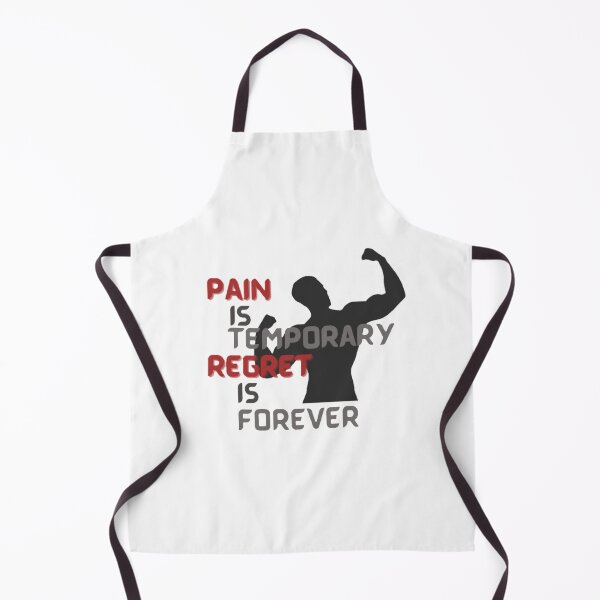 Item preview, Pain is temporary regret is forever, motivational quote for workout and study, inspirational saying, gift for men, gift for women designed and sold by Special-Art1.