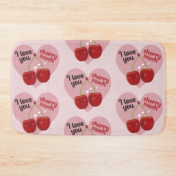 Item preview, I Love You Cherry Much - Valentine's Cherries designed and sold by VicEllisArt.