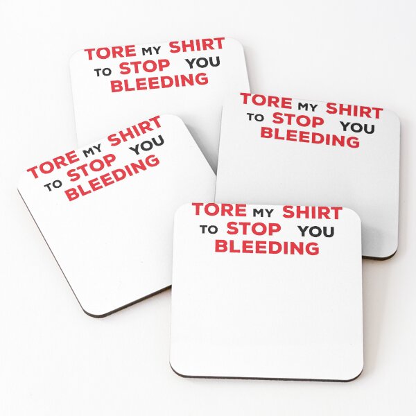 Item preview, Tore My Shirt To Stop You Bleeding designed and sold by ArteSilenziosa.