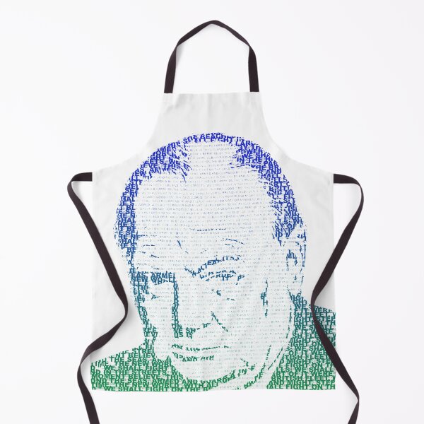 Item preview, Winston Churchill Text Portrait ("We shall fight on the beaches.") designed and sold by Edpod.