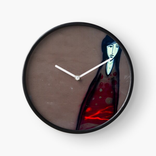 Sad girl Clock