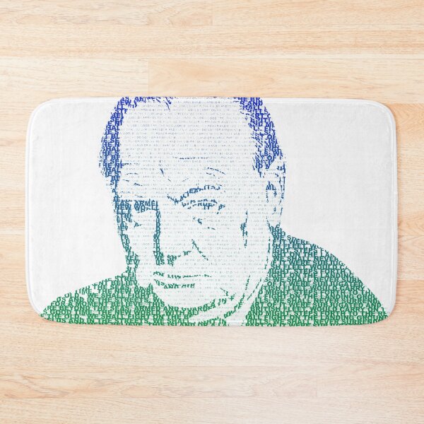 Item preview, Winston Churchill Text Portrait ("We shall fight on the beaches.") designed and sold by Edpod.