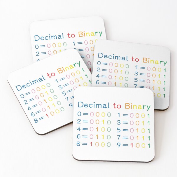 Item preview, Decimal to Binary designed and sold by CarlottaLai.