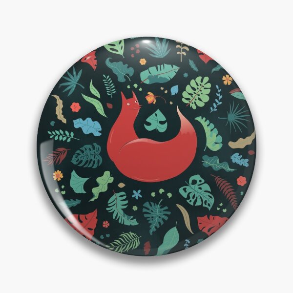 Item preview, Mystical Fox in the Colorful Jungle  designed and sold by zorrorojo.