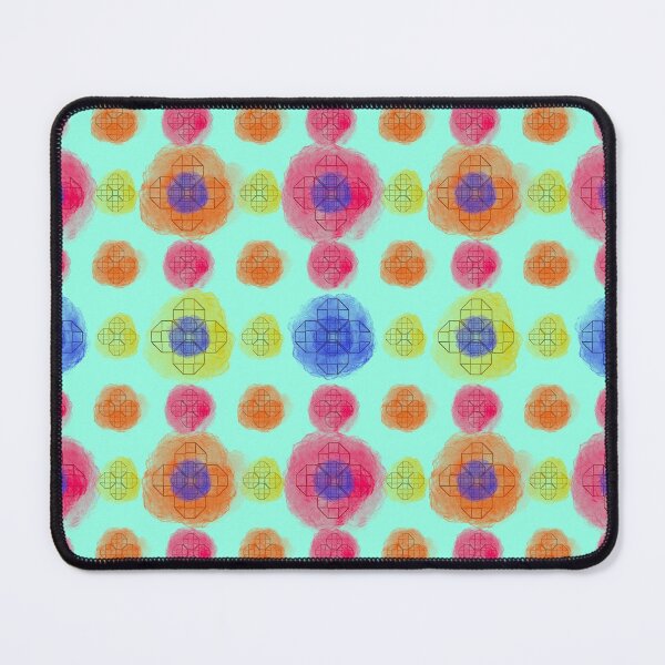 Item preview, octagon flowers l designed and sold by alexbairdart.