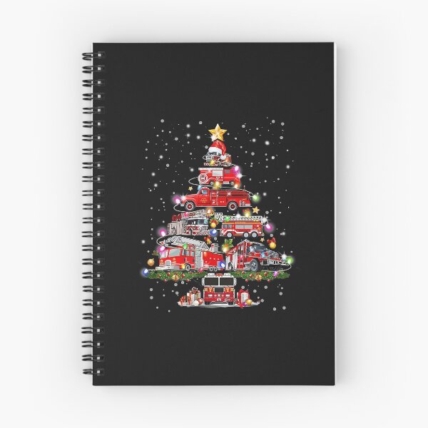 Item preview, Firefighter Christmas Tree Fire Truck Xmas Fireman Red Retro designed and sold by Oscar123412.