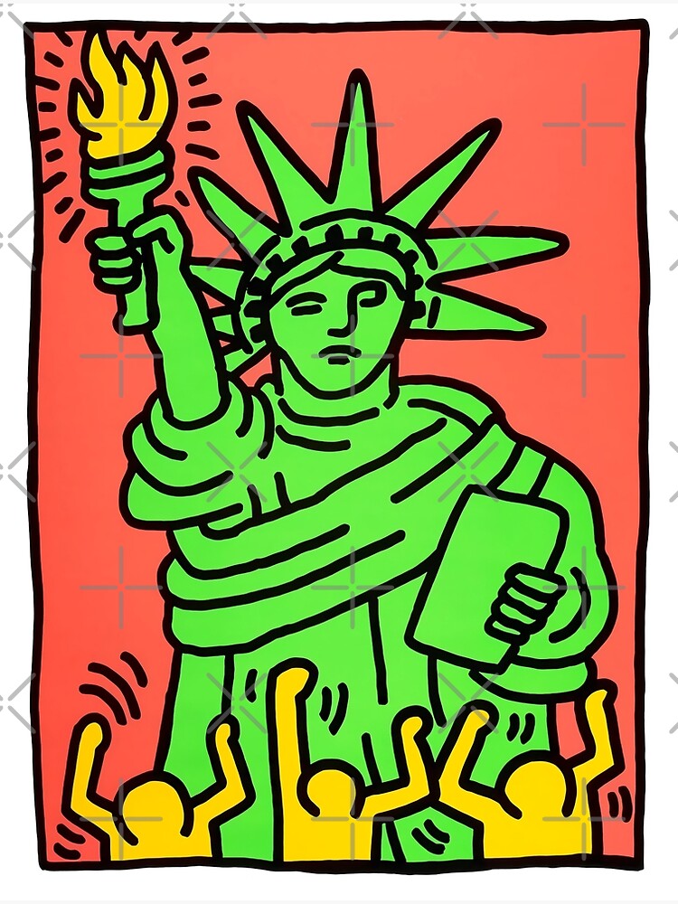 "DANCING AT STATUE OF LIBERTY" Poster for Sale by virginamerm Redbubble