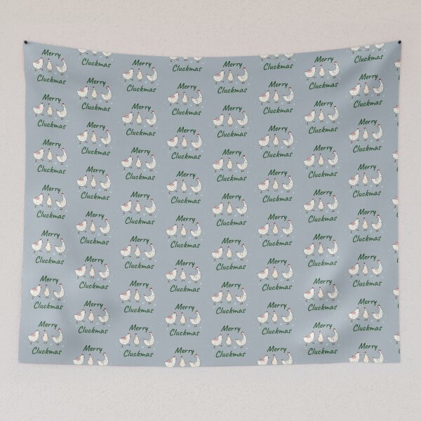 Item preview, Merry Cluckmas Chicken. Merry Christmas. designed and sold by IriArt-Designs.